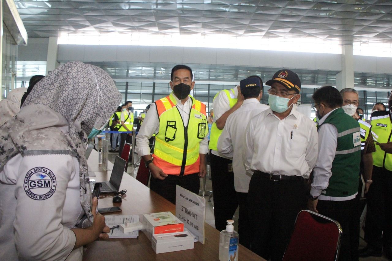 Cek Persiapan Mudik, Muhadjir: Soekarno-Hatta Akan Jadi Bandara Tersibuk. (Foto: MNC Media)