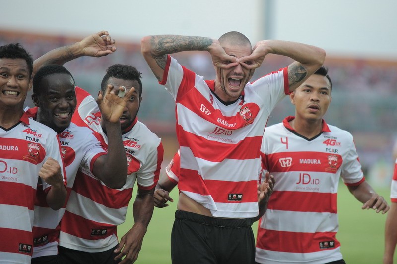Terkait Viral Blast Global, Manajer Madura United Bakal Dipanggil Bareskrim. (Foto: MNC Media)