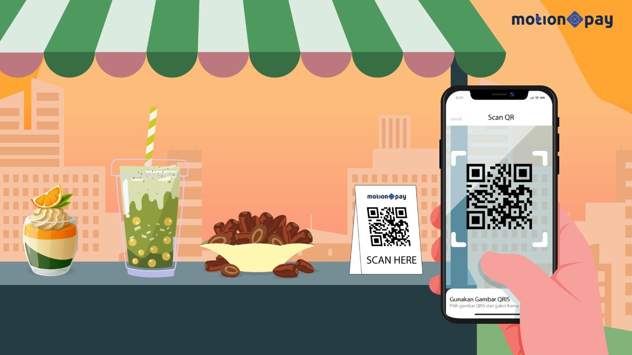 Berburu Takjil Pakai Dompet Digital MotionPay (FOTO: MNC Media)