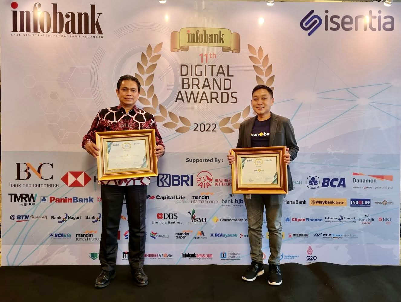 MNC Bank (BABP) Raih Tujuh Penghargaan di Ajang Digital Brands Awards 2022 (Dok.MNC)