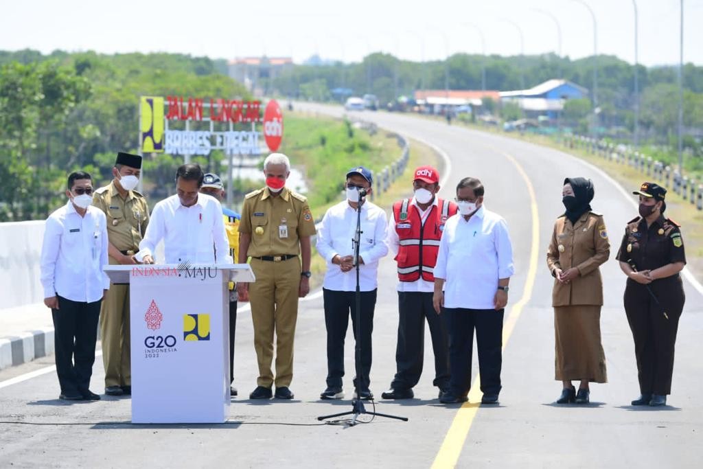 Jalan Lingkar Brebes-Tegal Diresmikan, Jokowi: Agar Mudik Lebih Lancar (FOTO:Ist)