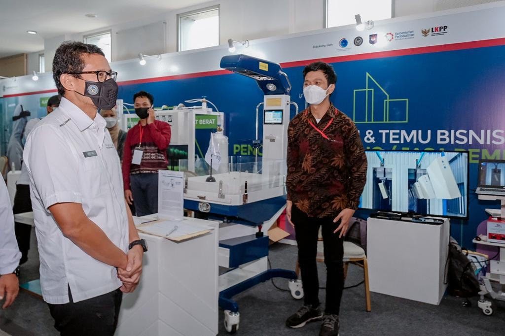 Sandiaga Uno Sebut Kemenparekraf Pakai Produk Lokal hingga 82 Persen. (Foto: MNC Media)