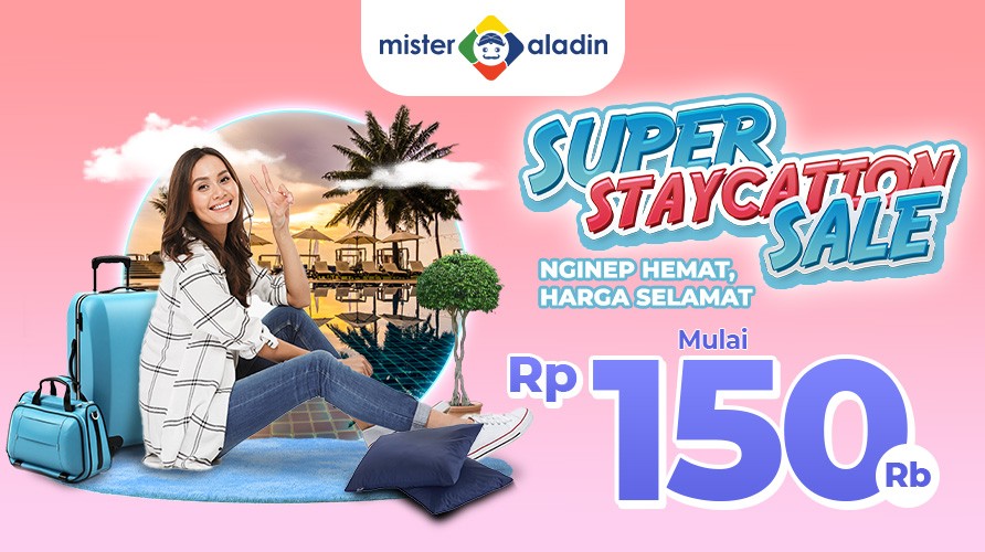 Staycation digadang-gadang jadi andalan anak muda untuk healing alias melepas penat.