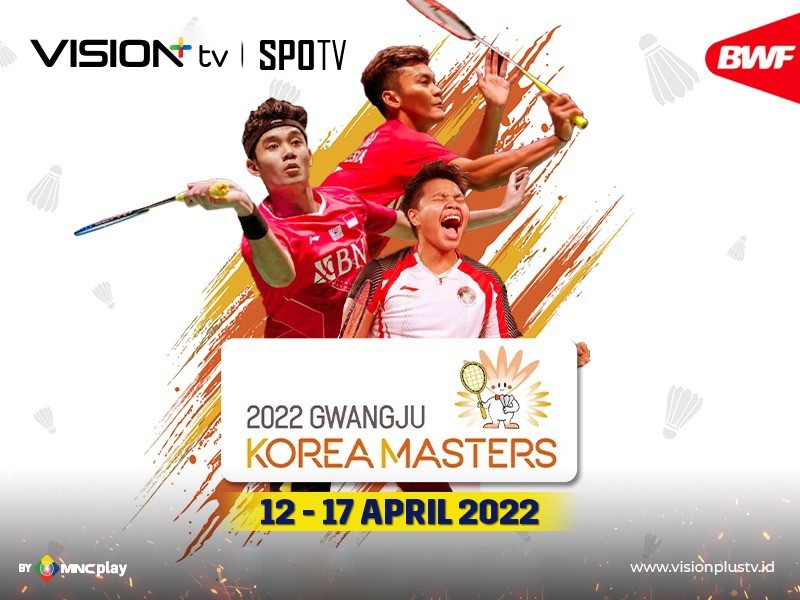 Live Besok, Yuk Nonton Semifinal-Final BWF Korea Masters 2022 di Channel SPOTV Vision+ TV  (Dok.MNC)