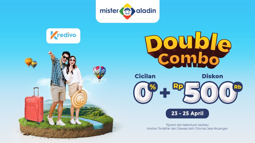 Buruan, Ada Diskon Double Combo Rp500 Ribu dan Cicilan 0 Persen di Mister Aladin (Dok.MNC)