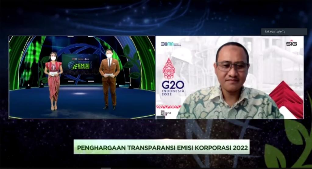 Lakukan Ini, SIG Diganjar Penghargaan Transparansi Emisi Korporasi 2022 (foto: MNC Media)