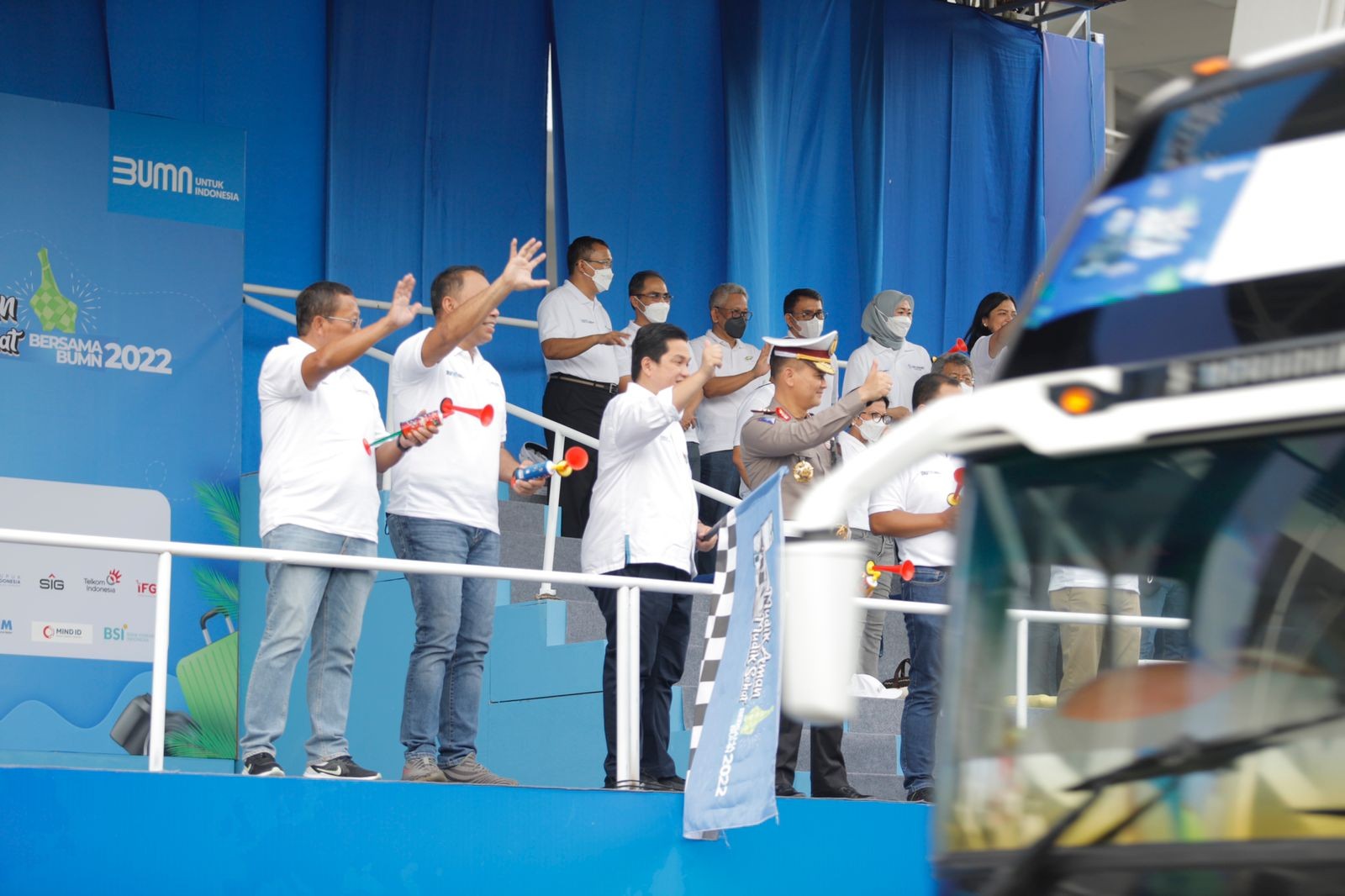 Mudik Gratis BUMN, Pupuk Indonesia Sediakan 20 Bus (Dok.MNC)