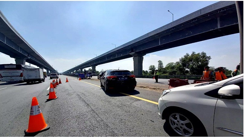 Pemudik Sebut One Way dan Contra Flow Bikin Mudik Lancar dan Cepat. Foto: MNC Media.
