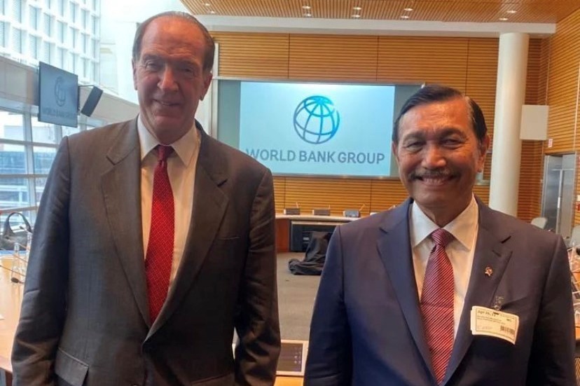 Setelah Elon Musk, Luhut Temui Presiden World Bank Diskusi Isu Ekonomi Global. (Foto: MNC Media)