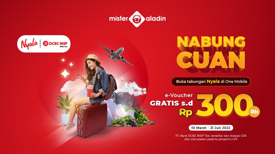 Dapatkan Voucher Mister Aladin Rp300.000 dengan Buka Tabungan, Begini Caranya  (Dok.MNC)