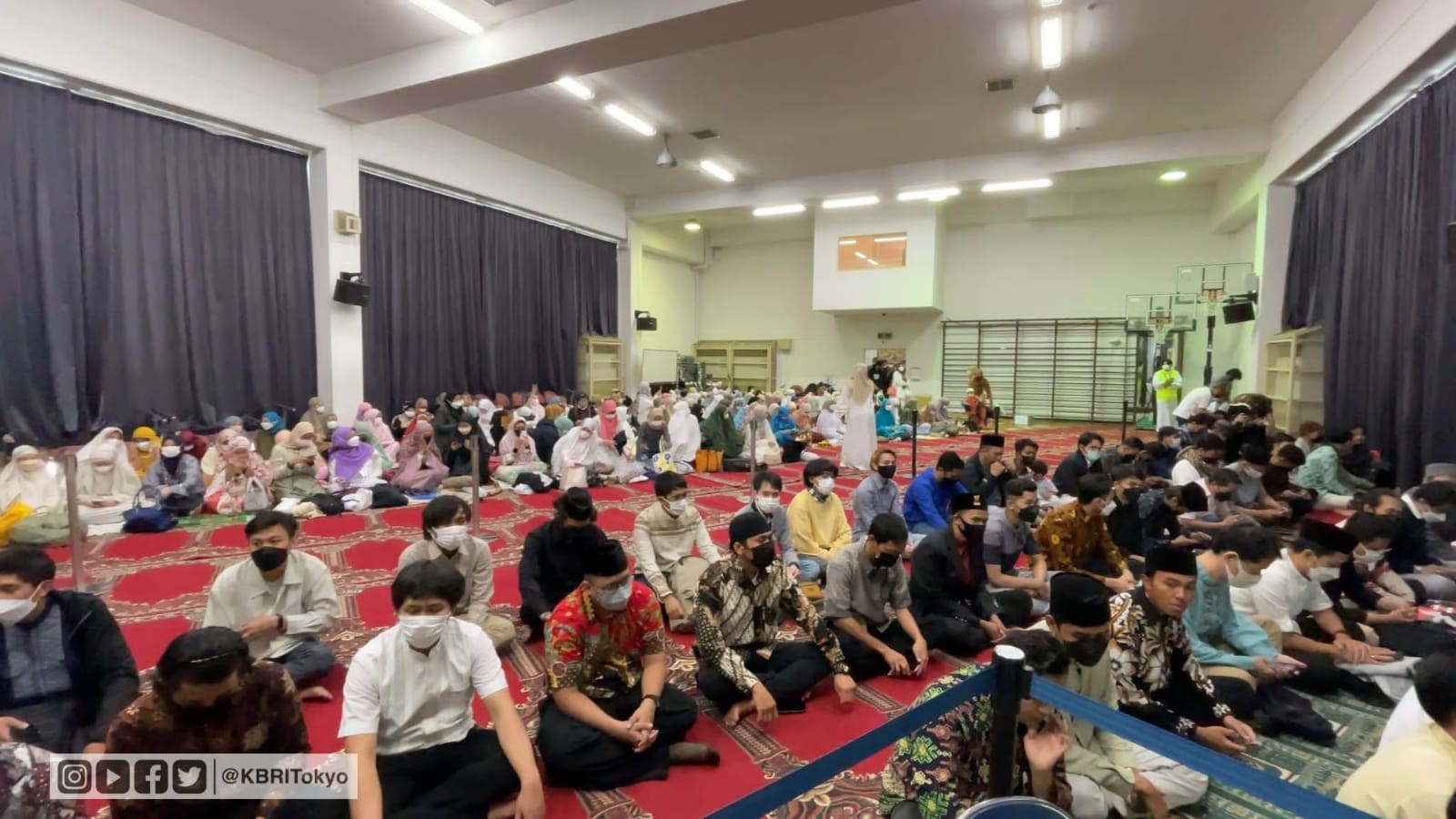 Takbir Menggema, KBRI Tokyo dan KMII Jepang Sambut Idul Fitri 1443 Hijriah, (Foto: Andi Lala/MPI)