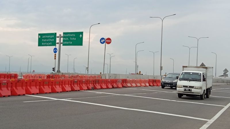 Volume Arus Balik di GT Cileunyi Arah Bandung Naik 47,99 Persen. (Foto: MNC Media)