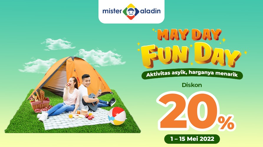 Cuma di Mister Aladin, Liburan Jadi Lebih Asyik dan Menarik dengan Promo May Day Fun Day