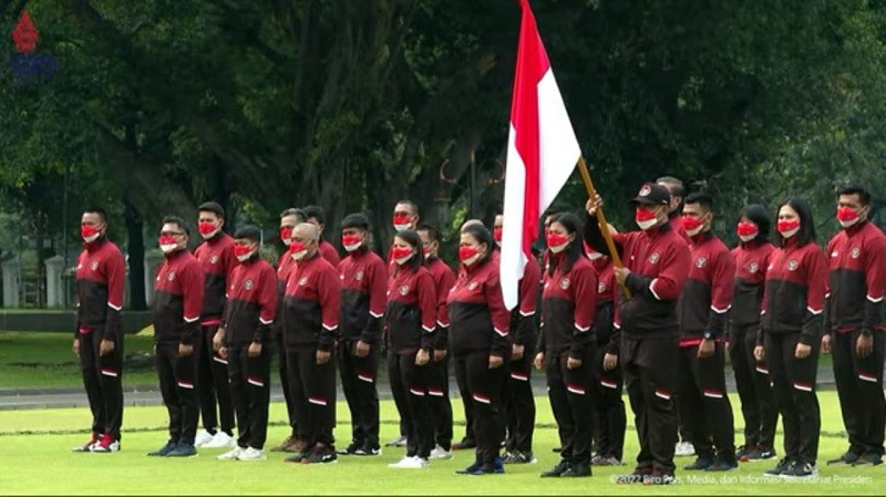Lepas Atlet Sea Games ke-31, Jokowi: Semoga Indonesia Masuk Tiga Besar (Dok.biro pers Kepresidenan)