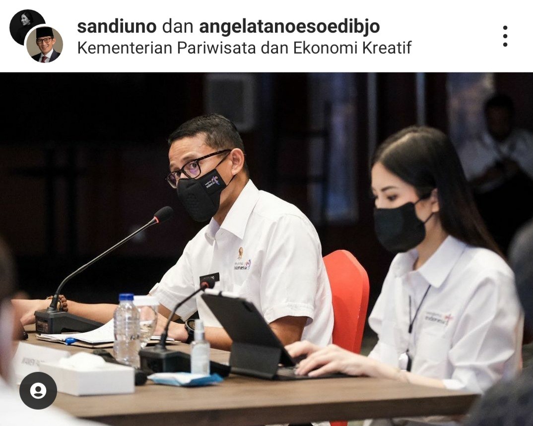 Sandiaga Uno dan Angela Tanoesoedibjo Tancap Gas Bahas Lapangan Kerja. (Foto: MNC Media)
