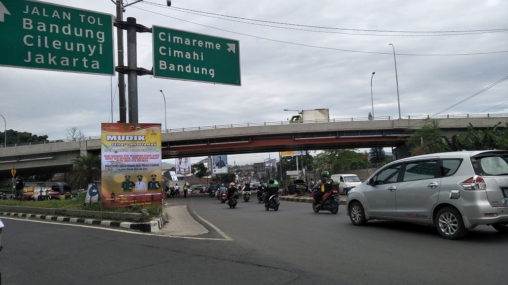 Kendaraan yang Melintas di Padalarang Naik 46 Persen Selama Mudik Lebaran