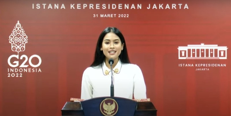 Maudy Ayunda: Transisi Energi Isu Prioritas Presidensi G20 Indonesia. (Foto: MNC Media)