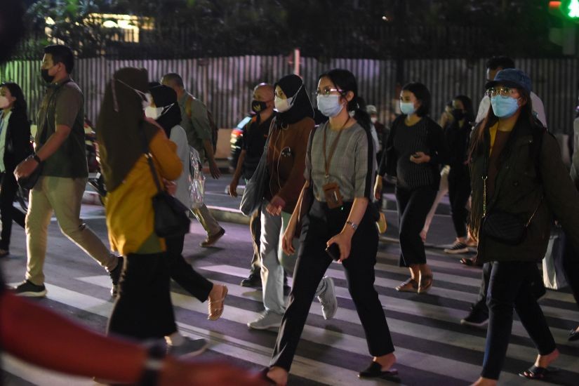 Kasus Covid-19 di Jakarta Kembali Meledak, Wagub DKI Ingatkan Tetap Pakai Masker (FOTO:MNC Media)