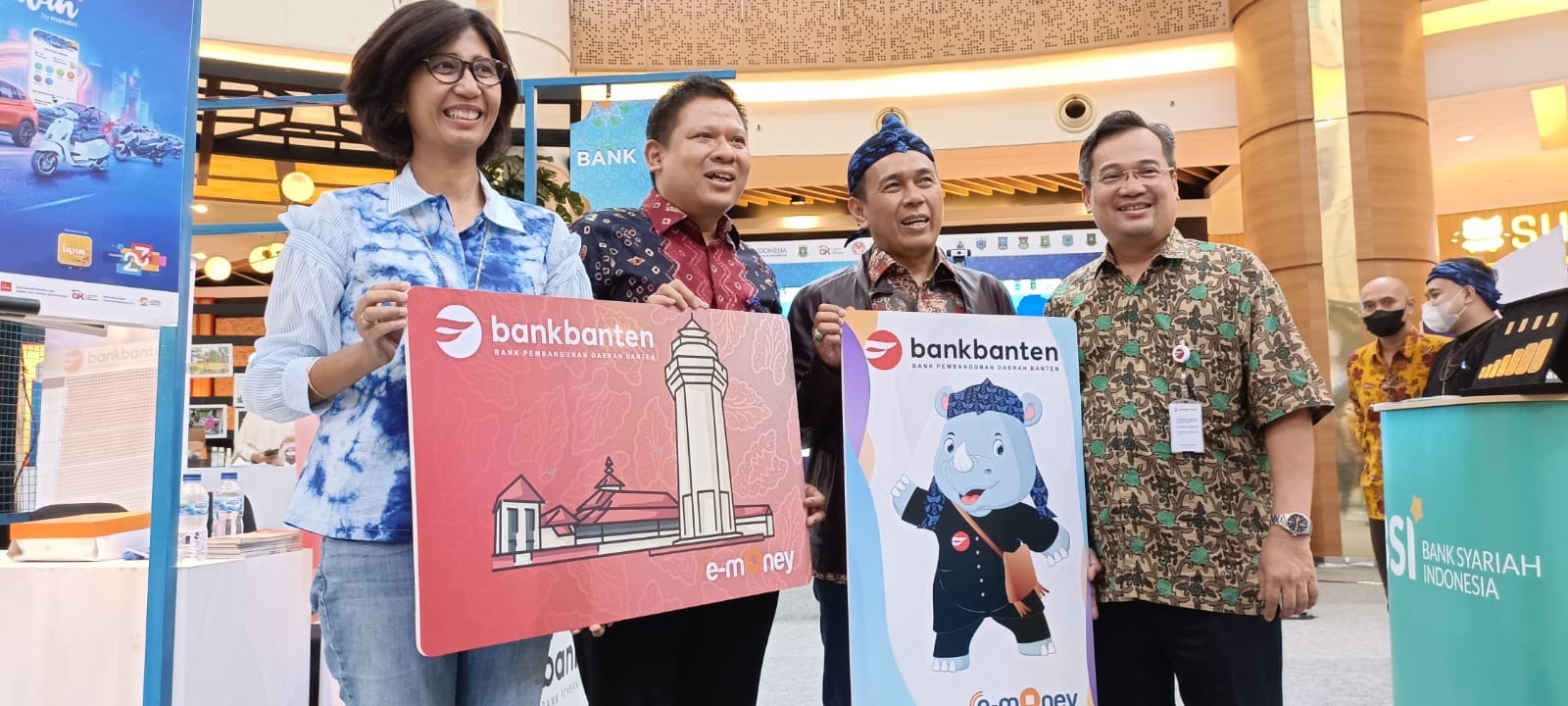 Perluas Inklusi Keuangan, Bank Mandiri dan Bank Banten Garap Co-branding e-Money (foto: MNC Media)