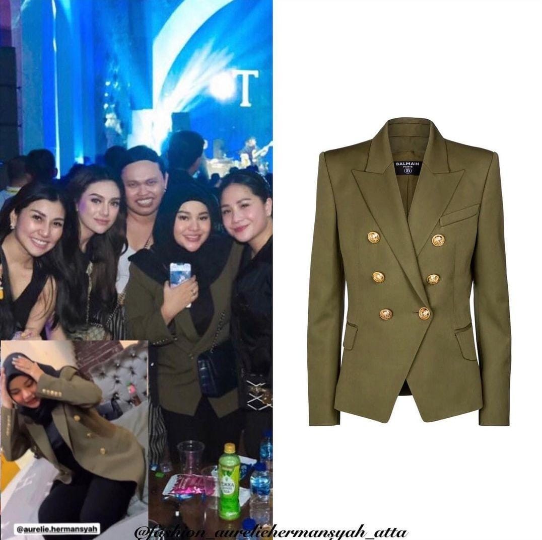 Harga Blazer Aurel Hermansyah Rp26 Juta, Netizen: Seharga Motor Baru! (FOTO:Instagram fashion_aurelhermansyah_atta)