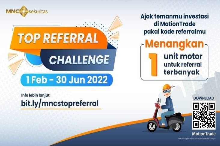 MNC Sekuritas Ajak Nasabah Ikut Top Referral Challenge dan Menangkan Motor! (Foto: MNC Media)