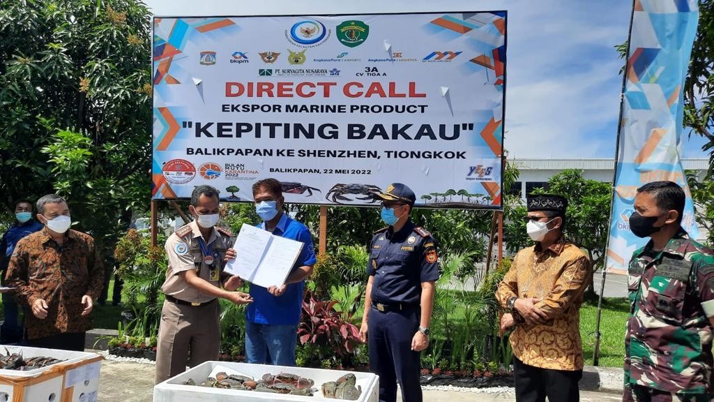 KKP Lepas Ekspor 5 Ton Kepiting Bakau Kaltim Senilai Rp1 M ke Shenzhen (Dok.MNC)