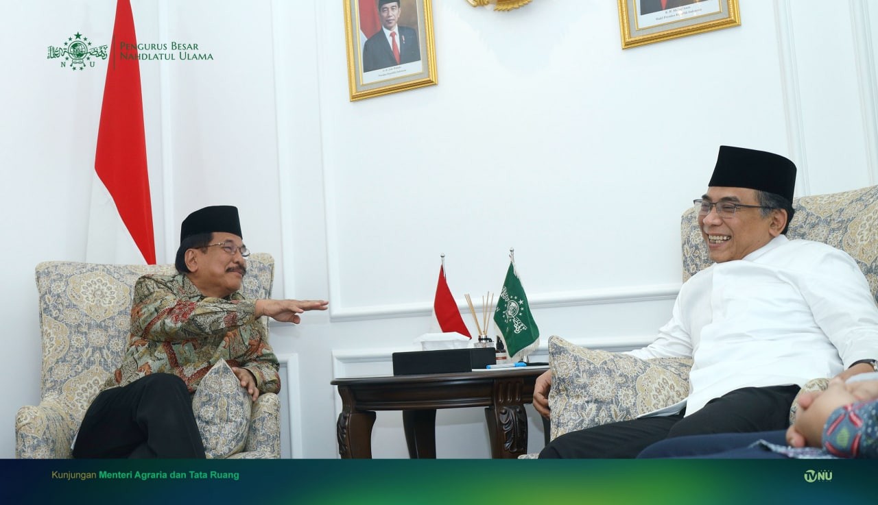 Sofyan Djalil-Gus Yahya Bahas Penyelamatan Aset NU, Termasuk Sertifikasi Tanah Wakaf (Dok.MNC)