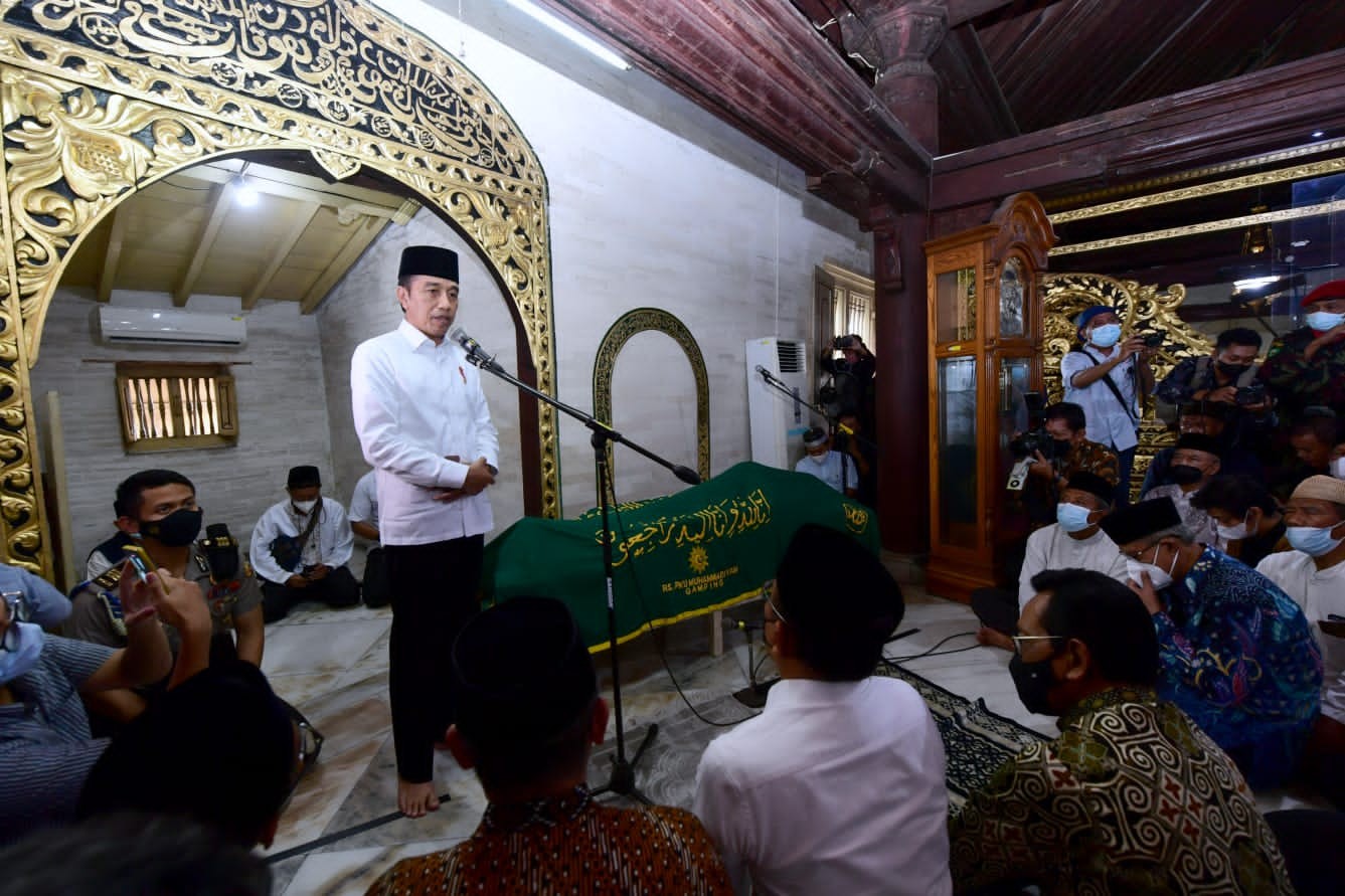 Jokowi: Buya Syafii Maarif Kader Terbaik Muhammadiyah (FOTO: MNC Media)