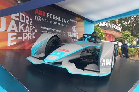 Replika Mobil Formula E Bakal Mejeng di Bundaran HI hingga 4 Juni 2022, Sudah Lihat? (FOTO:MNC Media)