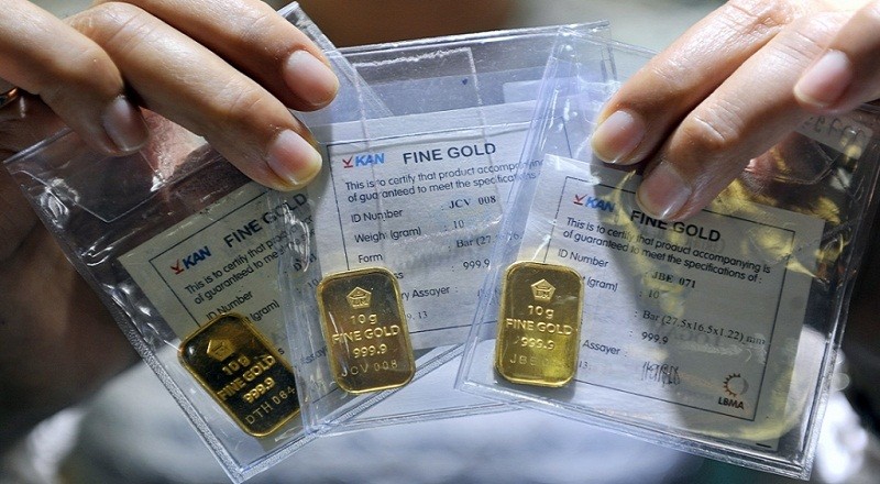 Harga Emas Hari Ini Amblas ke Rp993.000 per Gram (FOTO: MNC Media)