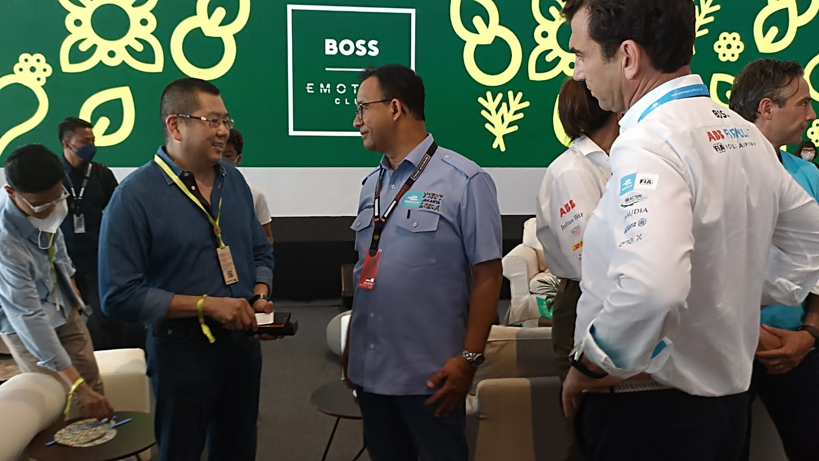 Hadiri Event Formula E, Harry Tanoesoedibjo Ngobrol Akrab Bareng Anies Baswedan (Dok.MNC)