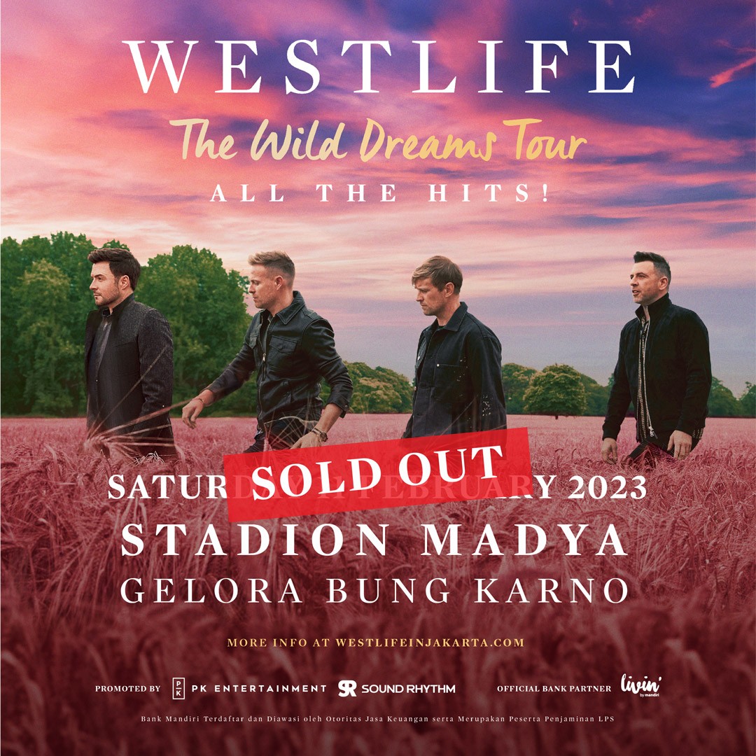 Siap Gelar Konser Februari 2023, Tiket Westlife Langsung Sold Out! (FOTO:Dok Ist)