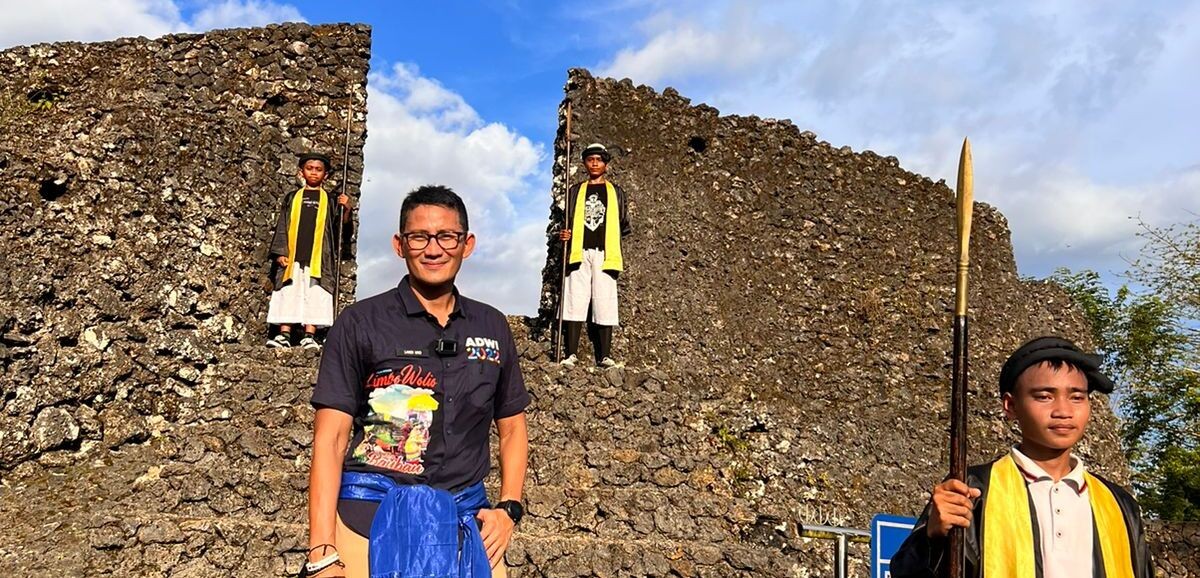 Desa Limbo Woliyo Punya Benteng Terbesar di Dunia, Sandiaga: Siap Dongkrak Ekonomi  (Dok.MNC)