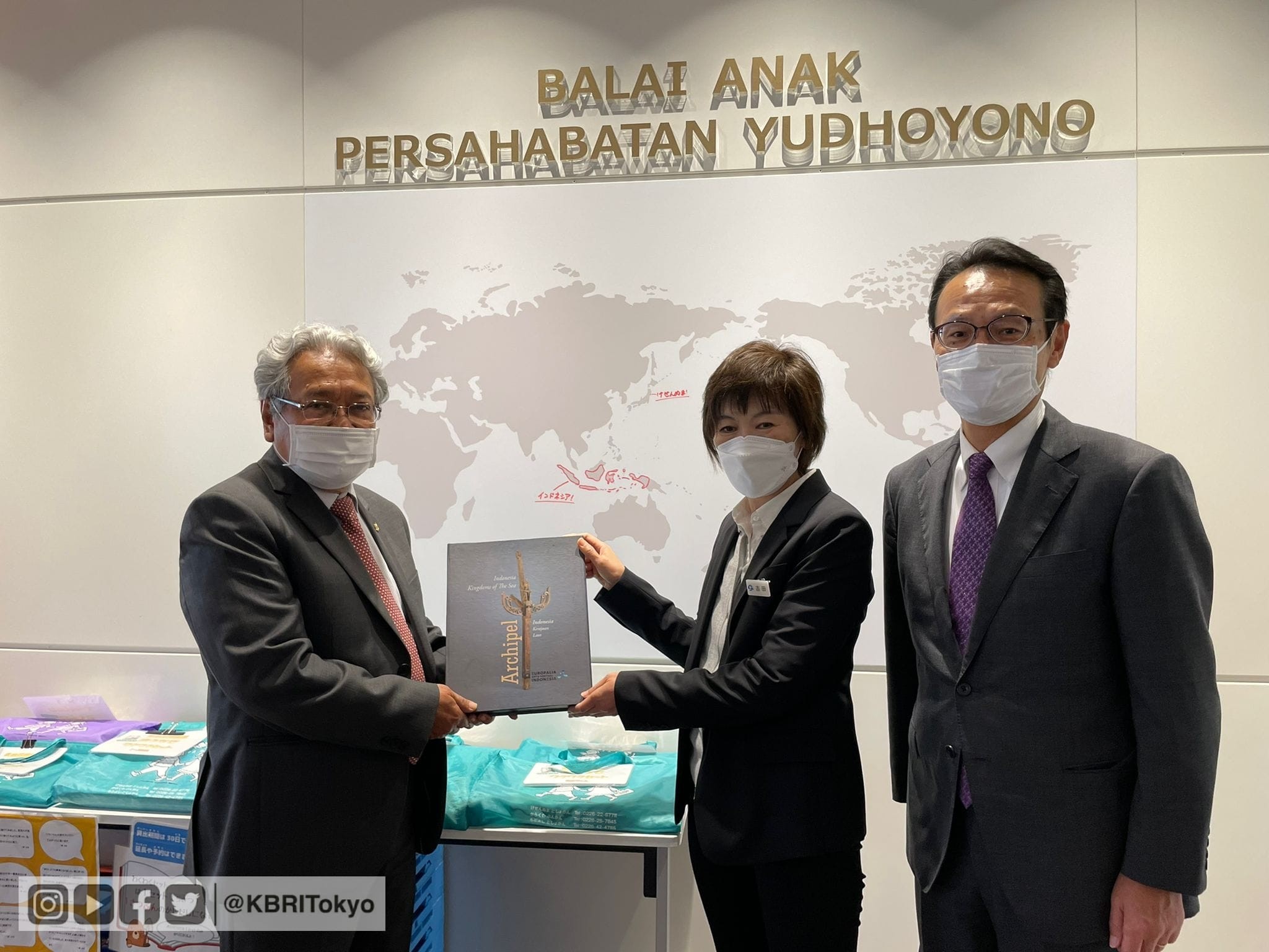 Dubes Heri dan Dubes Kenji Siap Perkuat Kerja Sama Kebencanaan Indonesia–Jepang (FOTO:MNC Media)