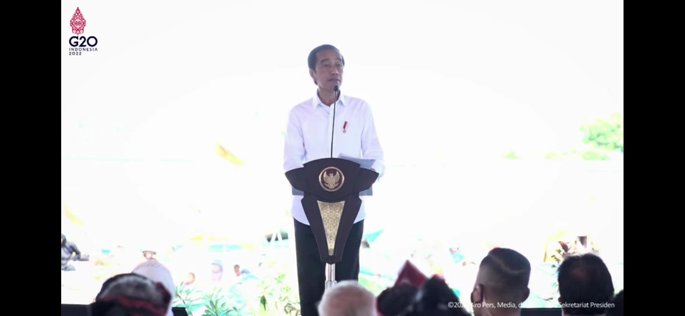 Jokowi Jengkel Sertifikat Tanah Luas Besar Diberikan, Luas Kecil Dipersulit. (Foto: MNC Media)