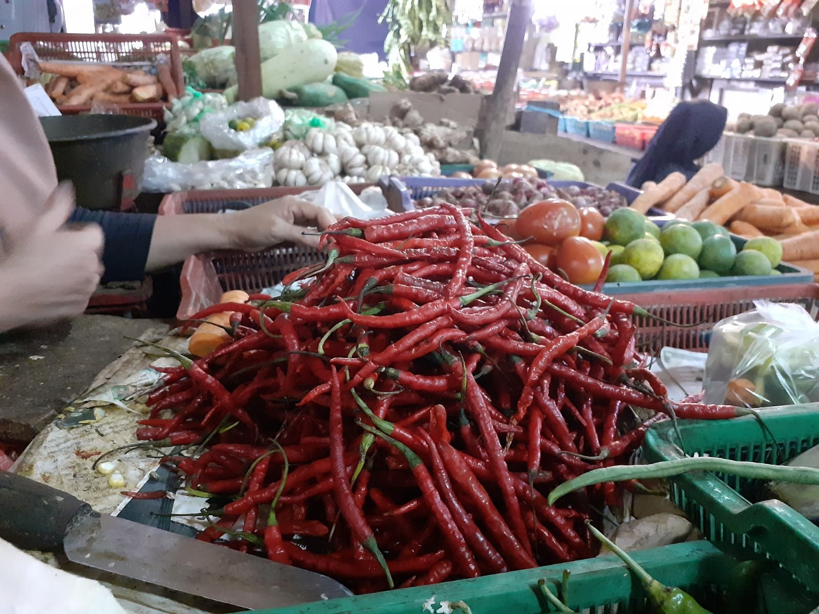 Tak Hanya Cabai yang Mahal, Harga Telur Masih Rp30 Ribu per Kilogram (FOTO:MNC Media)