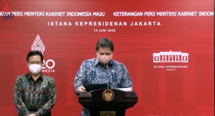Airlangga Sebut Covid-19 di Indonesia Membaik Jika Dibandingkan Negara Lain (FOTO:MNC Media)