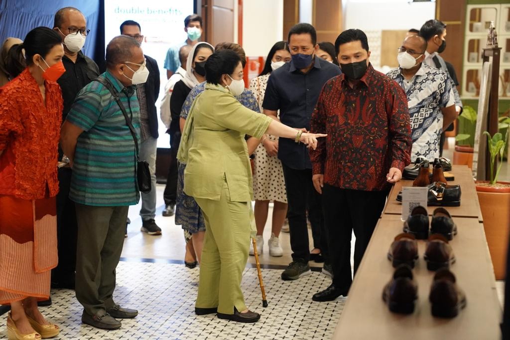Erick Thohir dan Megawati Tinjau Sarinah Pasca Renovasi (FOTO: MNC Media)