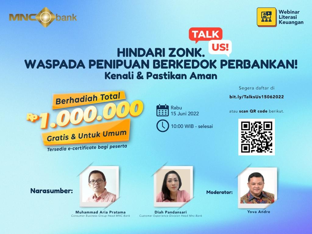 Marak Praktik Penipuan Mengatasnamakan Bank, Antisipasi dengan Langkah Ini (foto: MNC Media)