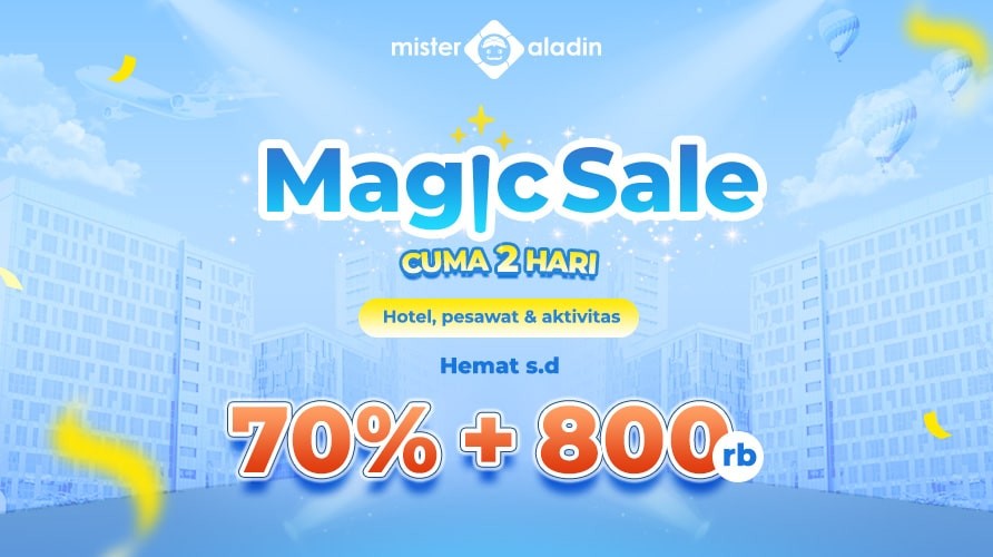 Cuma 2 Hari! Jangan Sampai Terlewat Promo Magic Sale di Mister Aladin, Ada Diskon s.d 70% + Rp800.000. (Foto: Mister Aladin/Adv)