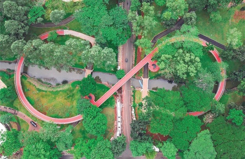 Baru Beroperasi 2 Bulan, Ini Alasan Tebet Eco Park Ditutup Sementara. (Foto: IG @tamanhutandki)