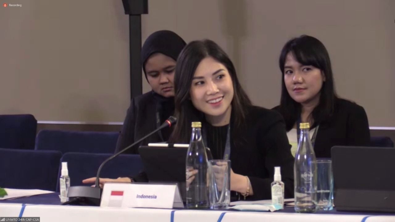 Hadiri Forum UNWTO Maladewa, Angela Tanoesoedibjo Ungkap Upaya Pemulihan Parekraf RI   (Dok.MNC)