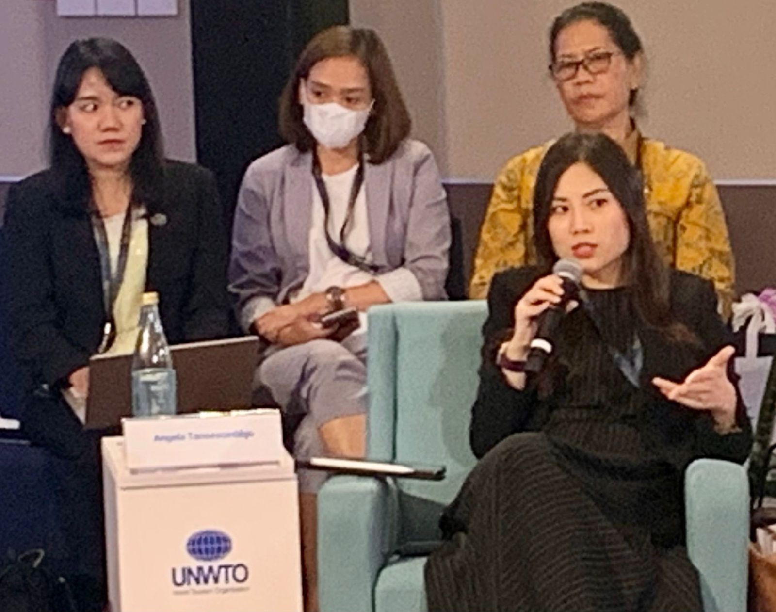 Hadiri UNWTO Maladewa, Angela Tanoesoedibjo: Investasi Teknologi Penting untuk Parekraf (Dok.MNC)