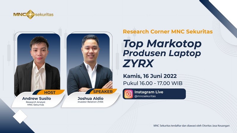 Intip Strategi dan Prospek Zyrexindo (ZYRX) dalam IG Live Research Corner Hari Ini!