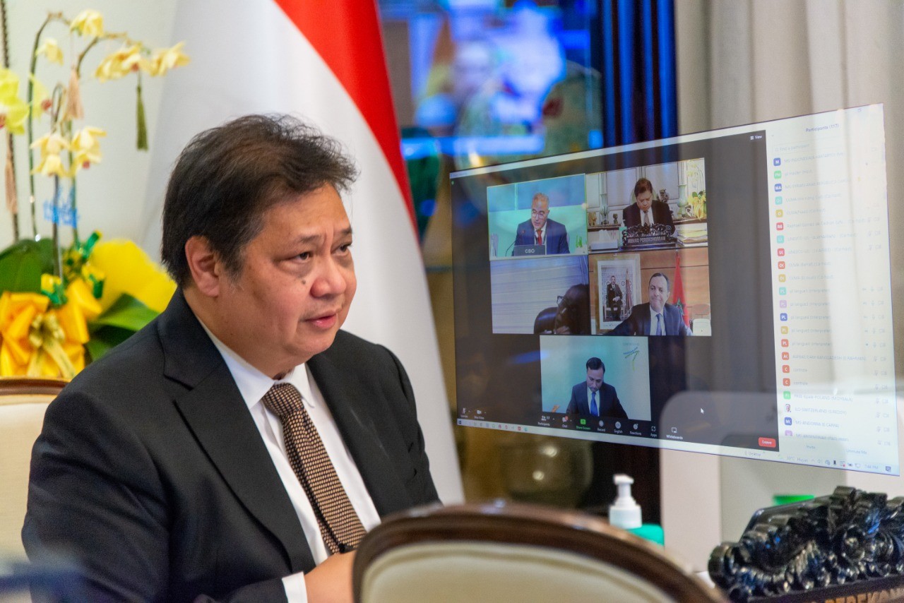 Airlangga Beberkan Capaian Keberhasilan Program Kartu Prakerja dalam Plenary Session CONFINTEA VII (FOTO:Dok Ist)