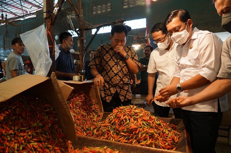 Pasokan Cabai dari Sulsel Tiba di Jakarta, Harga Bakal Ditekan hingga Rp 60 Ribu. (Foto: MNC Media)