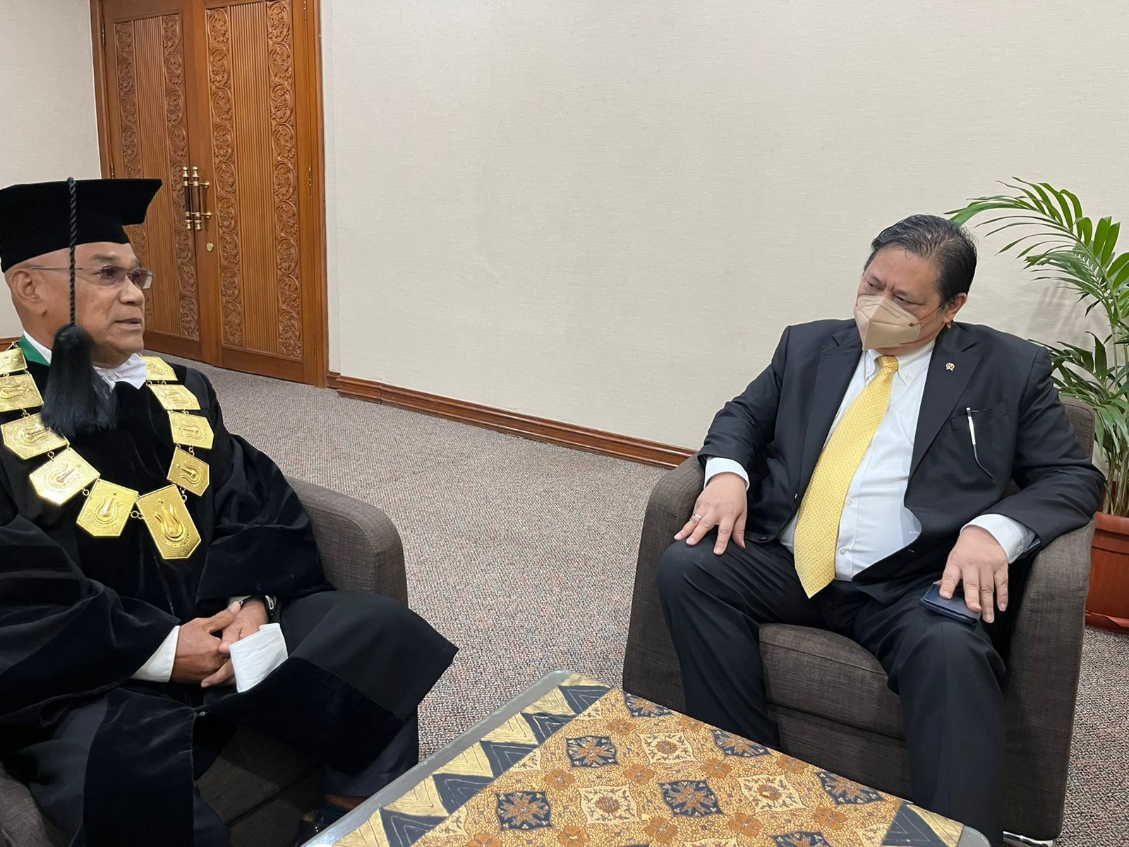 Kembangkan Talenta Digital, Ini Wejangan Airlangga ke Wisudawan Unas (FOTO:Dok Ist)