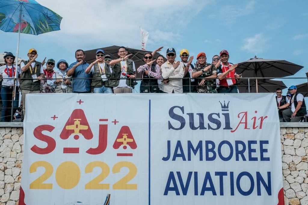 Kepincut Susi Air Jambore Aviation, Menparekraf: Menarik Bagi Wisatawan (FOTO: MNC Media)