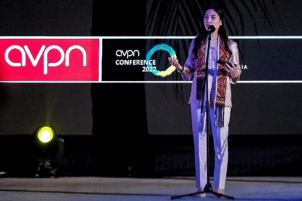 Bicara di Forum AVPN 2022 Bali, Angela Tanoesoedibjo: Sustainability Bukan Opsional! (Dok.MNC)