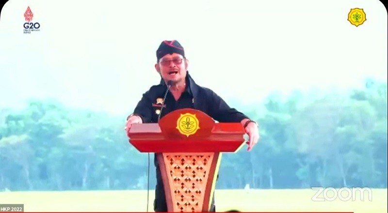 Inflasi Indonesia Terkendali, Mentan Sebut Peran Sektor Pertanian. (Foto: MNC Media)